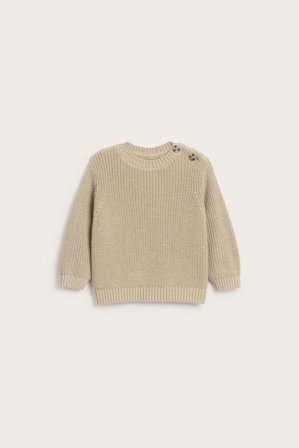 Kappahl | Stickad babytröja | Beige