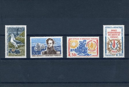 TAAF - Fransk antarktis Terr. - Årgang 1968 - Postfrisk