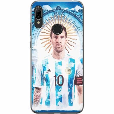Huawei Y6 (2019) Genomskinligt Skal Messi