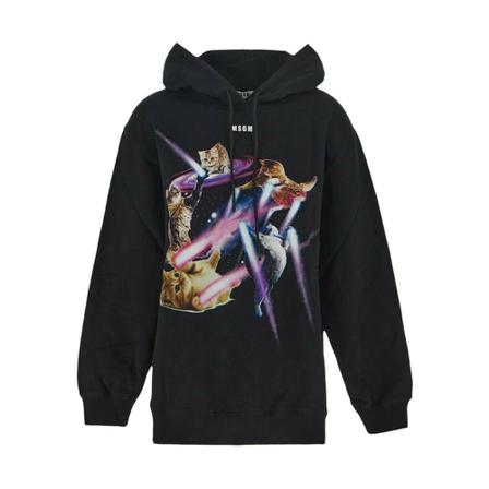 Msgm Hoodies Sort, Dame