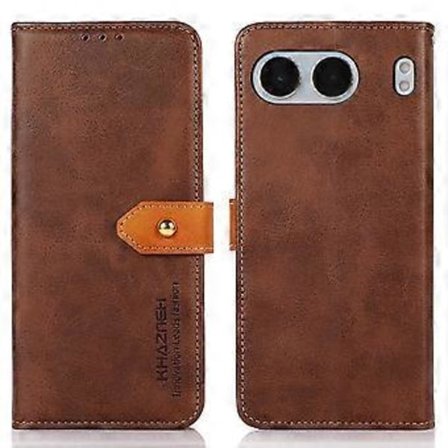 KHAZNEH Plånboksfodral till OnePlus Nord 4 med Ställ Läder Flip Cover (Stil D)