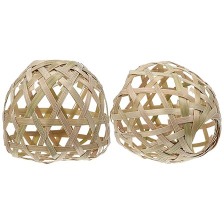 2 stk. Retro Bambus Lampeskjerm Lampeskjerm Erstatning Liten Lampeskjerm Lampedekorasjon