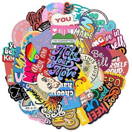 50 Inspirerande korta meningar engelska slogans Graffiti klistermärken