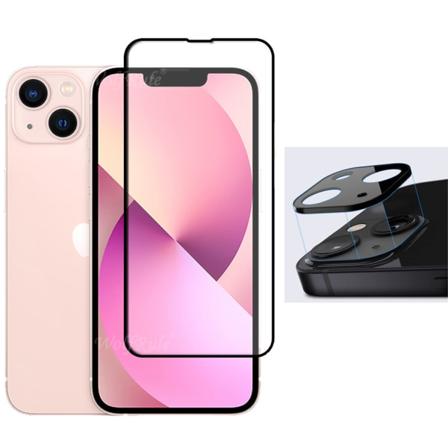2-PACK Skærmbeskytter + Kameralinsebeskytter 2.5D HD 0.3mm iPhone 14 Transparent