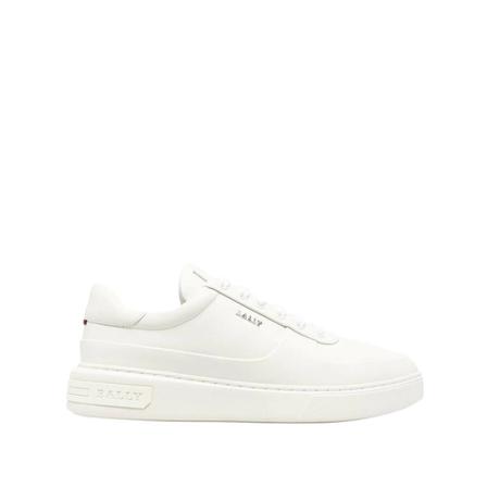 Bally Logo-plaque low-top sneakers , Wit , Heren , Maat: 42 EU