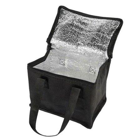 Madlevering Isoleret Taske Stor Aluminiumfolie Isoleret Catering Taske Pizza Taske