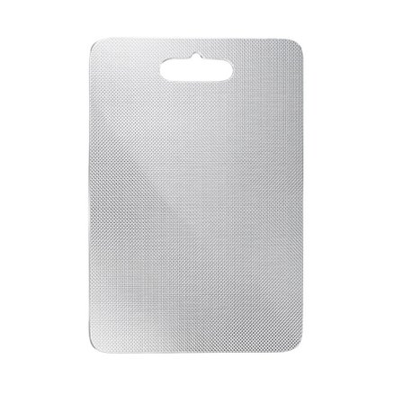 Ridsfast skærebræt i 304 rustfrit stål med risgrynstekstur