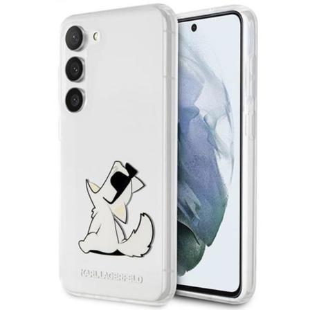 Karl Lagerfeld Galaxy S23 Plus Mobilskal Choupette Fun - Clear