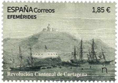 Spanien - Den kantonale revolution i Cartagena - Postfrisk frimærke