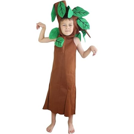 Trädkostym för barn Unisex Storlek 140 cm