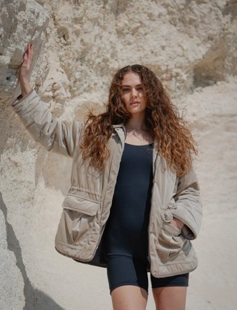 Rethinkit Studios Classic Jacket Lyon Corduroy - Beige - XL