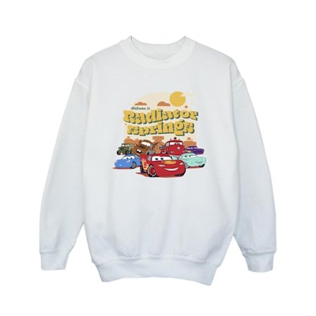 Disney Girls Cars Radiator Springs Group Sweatshirt 3-4 år W