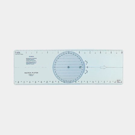 Linijka nawigacyjna Linex 2811, bez ramienia, 380 x 120 mm - Jachtowa