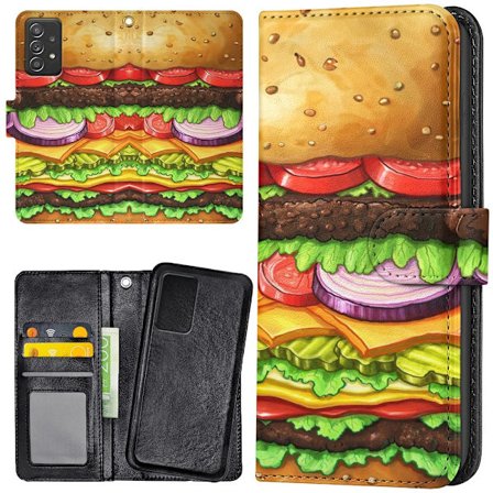 Samsung Galaxy A52/A52s 5G - Lommebok Deksel Hamburger