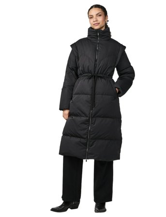 YAS Yasracca Long Down Coat S. - Black - XS