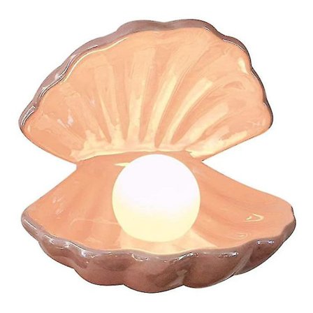 Kuorihelmivalo Led-koristelamppu Kannettava Yövalo