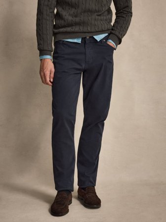 John Henric Men's Dunkelblaue Hose Slim Fit Size 38