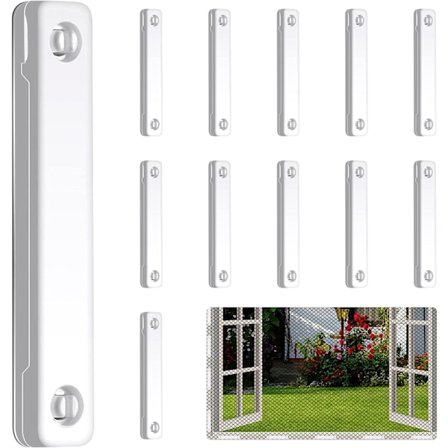 Magnet for myggnettvindu, 12 stk magnetiske klips