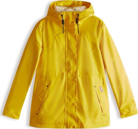 Hunter Boots Ltd Women ́s Lightweight Rubberised Jacket Women rain jackets Yellow L