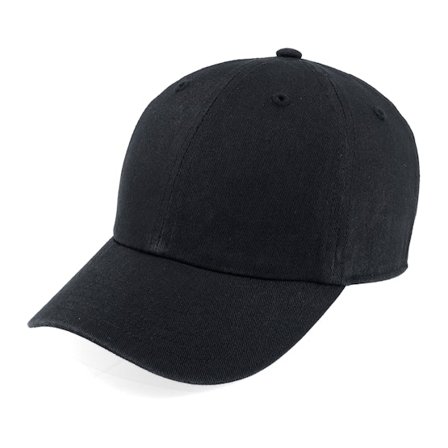 Richardson - Kids 320 Black Toddler Dad Cap Unconstructed Black Cap - @ Hatstore
