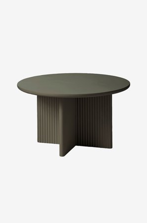 Håum - City Sofabord Ø80 - Grå - Sofabord - Fra Homeroom