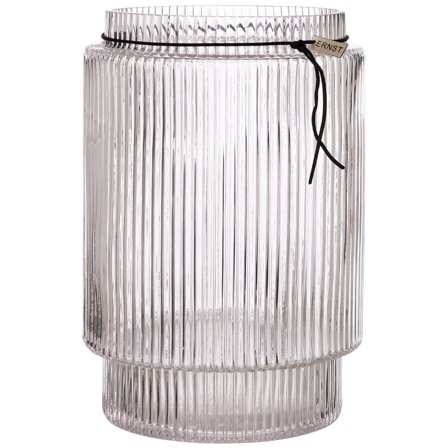Ernst Glasvas med randing struktur, 28 cm | Inredning > Vaser & Krukor > Vas | Bagaren och Kocken
