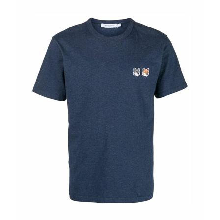 Maison Kitsuné, T-shirt Blauw, Dames, Maat:L