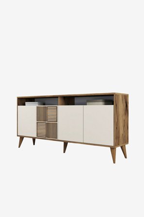 Hanah Home - Avlastningsbord Milana 160 cm - Brun - Skjenker & sideboards - Fra Homeroom