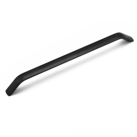 10X Skuffehåndtag og knopper Køkkenskab Dørhåndtag Skab Skuffe Soveværelsesmøbler Træk Center Afstand Sandblæsning Proces 224mm Sort