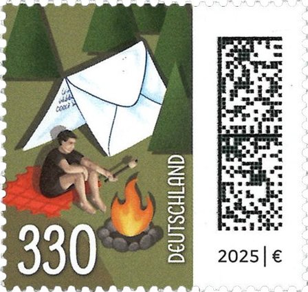 Tyskland - Brevtelt - Postfrisk frimærke