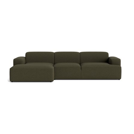 Madrid XL chaiselong sofa, venstrevendt - Loop Grøn - 317x101x75 - Sofa, chaiselong