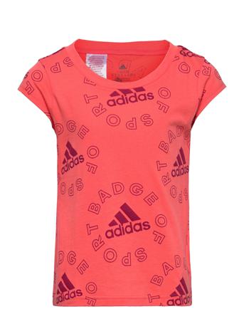 Logo Tee Patterned Adidas Performance