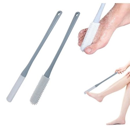 Silikon fotvaskebørster, eksfolierende fotbørste, lett tårensebørste