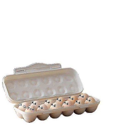 12/18 Rum Æggebakke Køleskab Æggeorganisator Hjem Æggeopbevaringsboks