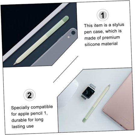 1 stk. Apple Pencil Første Generations Sleeve Pencil Cover Pens + Pencil Pen Pencil Case