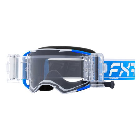 Maschera Cross FXR Factory Ride Roll-Off Blu