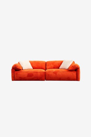 Hanah Home - 3-seters sofa Flamingo - Orange - 3-seters sofaer - Fra Homeroom