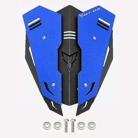 Mtkracing Passar För Yamaha Mt-03 Mt03 Mt 03 2021-2022 Mt-25 Mt25 Mt 25 Motorcykel Vindruta Vindskydd Aluminium Kit Deflektor MT-03 Blå