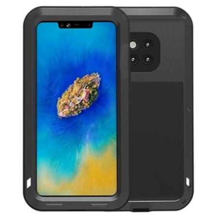 Huawei Mate 20 Pro - HEAVY DUTY Skyddande Heltäckande Skal Svart