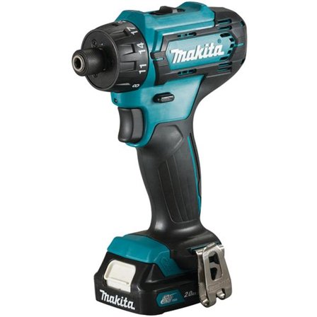 Makita DF033DWAE Borskrutrekker med batteri og lader, Maskiner