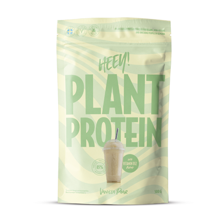 Heey! Vegansk Proteinpulver, Vanilla Pear, 500 g