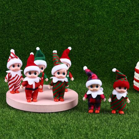 1st Baby Elf Dolls Med Rörliga Armar Ben Doll House Accessoar