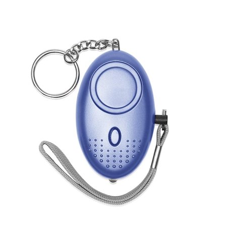140db Pocket Alarm Women Personal Alarm Keychain (blå)