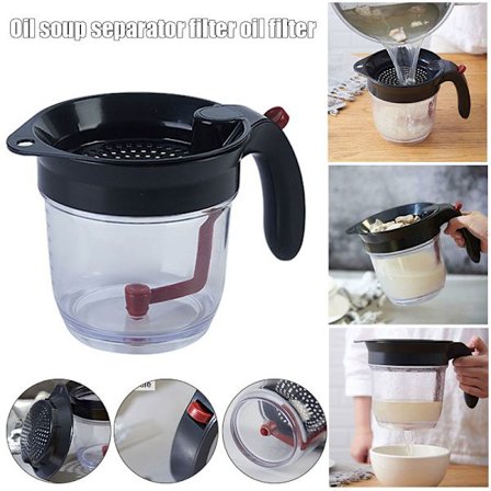 Fettavskiljare med bottenfrigöring Fettdispenser Såssil 1000ML Home Kitchen Hotel