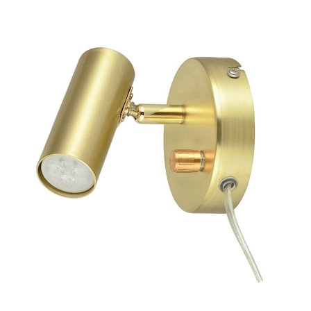 Oriva - Vegglampe Mini Mässing 49622-50 Messing