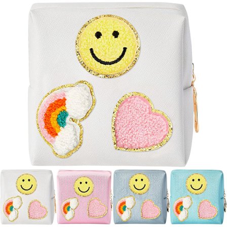 Menstruationspose til kvinder, opbevaringspose til hygiejnebind, funktionelle PU læder hygiejnebindsposer til trusseindlæg, tamponer, menstruationskop