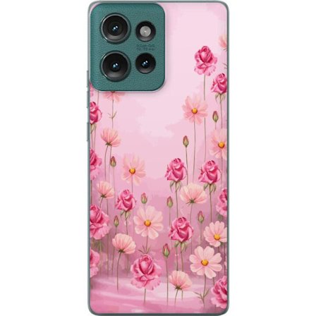Yhteensopiva Puhelinkuori Motorola Edge 50 Petal Reverie Soft Blush