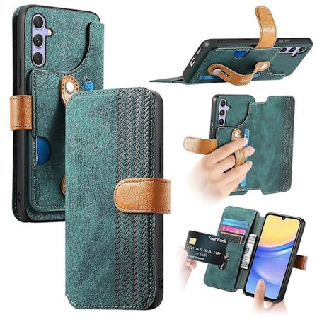 Retro Læder Pung Etui til Samsung Galaxy A36 5G med Armbånd og Støttefod [D] Multicolor GS