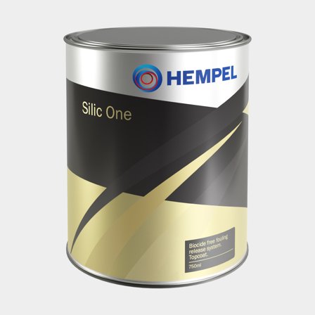 Hard self-cleaning biocide-free antifouling paint Hempel Silic One, 750 ml - Blue (30390)