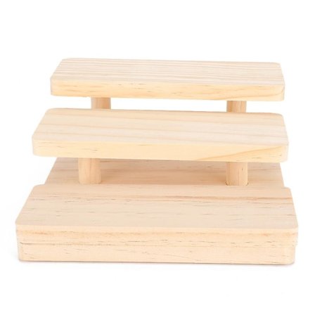 3-kerroksinen aurinkolasiteline puinen silmälasien esittelyteline kotiin silmälasiliikkeeseen